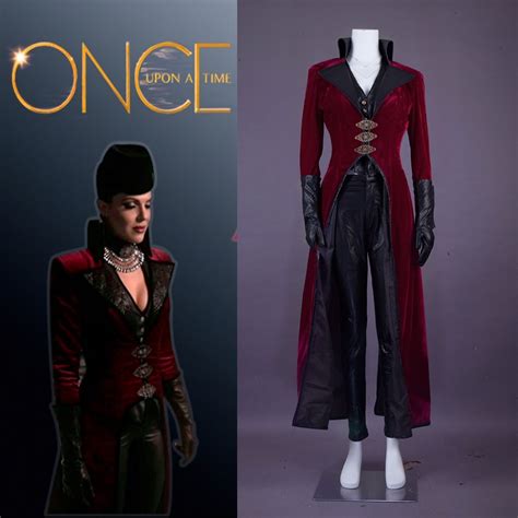 Cosplaydiy Custom Made Once Upon A Time Evil Queen Regina Red Vision
