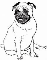 Pug Coloring Pages Printable Dog Cute Baby Kids Pugs Puppy Sheets Cartoon Color Bestcoloringpagesforkids Print Animal Girls Popular Book Drawing sketch template