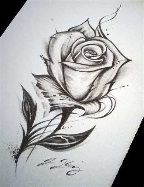 19 Best Flower Tattoos Ideas Dibujos De Rosas Dibujos A