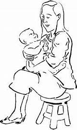 Infant Mother Pregnancy Babies Coloring Pages sketch template