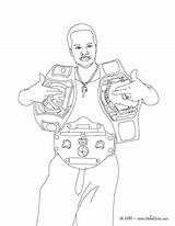 Wwe Coloring Pages Belt Wrestling Dean Ambrose Belts Print Gold Color John Brock Lesnar Winner Coloriage Morrison Sports Draw Imprimer sketch template
