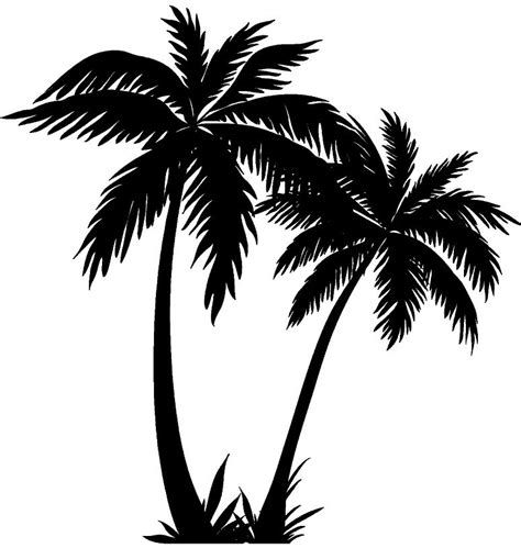 palm tree stencil chalky company