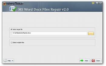 SysInfoTools MS Word Doc File Repair screenshot #0