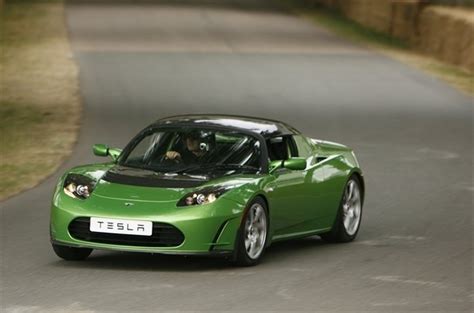 green roadster sport tesla motors photo  fanpop