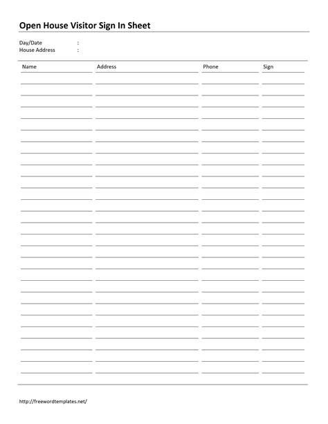 open house sign  sheet