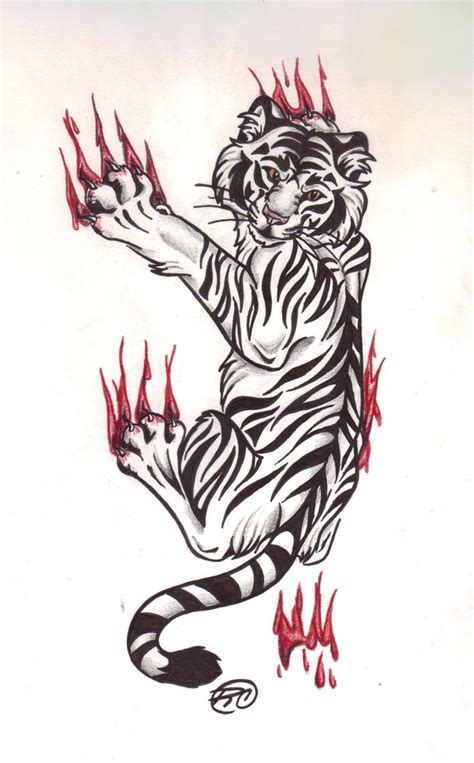 tiger tattoo drawing