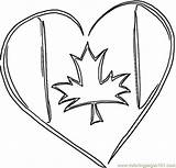 Flag Canada Printable Canadian Coloring Colouring Pages Color Library Getcolorings sketch template