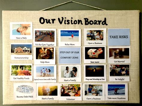 vision board    set goals visualize  achieve