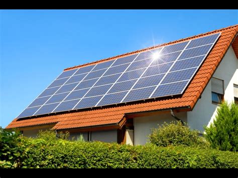 imagenes de paneles solares en casas