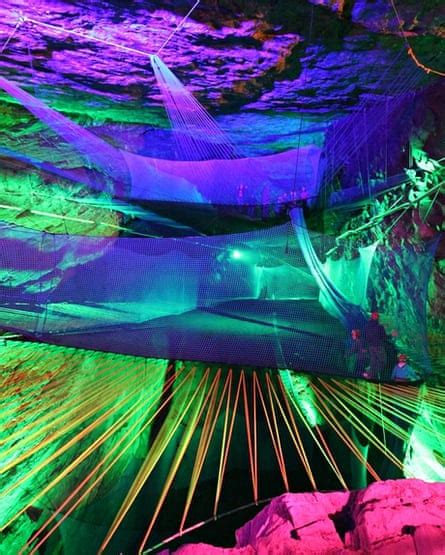 Bounce Below Why A Trampoline Fun Palace In A Welsh Mine Is Pure Art