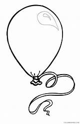 Balloon Coloring Printable Coloring4free Pages sketch template