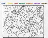 Zahlen Numbers Farben Malen Frucht Colorir sketch template