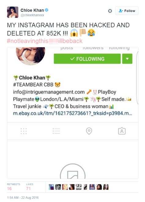 love island kady mcdermott s embarassment after twitter account gets hacked by sex spam bot