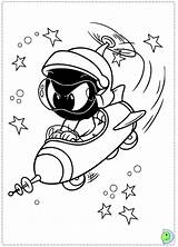 Marvin Martian Coloring Drawing Pages Print Dinokids Getdrawings Close sketch template
