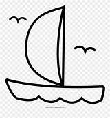 Barco Colorir Vela Sail Pinclipart sketch template