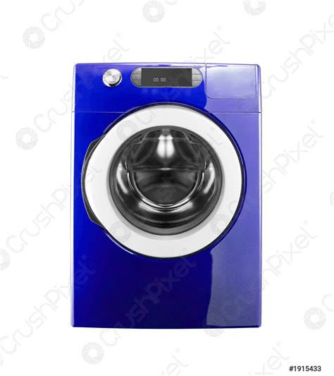 blue washing machine isolated stock photo crushpixel