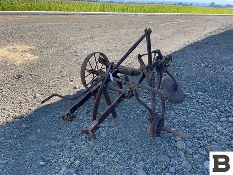 antique plow frame booker auction company