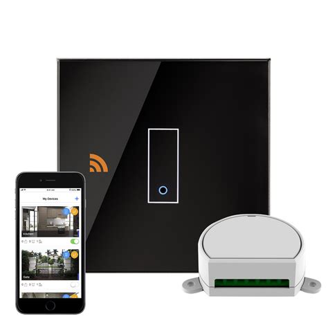iotty wi fi smart dimmer switch  black smart secure centre