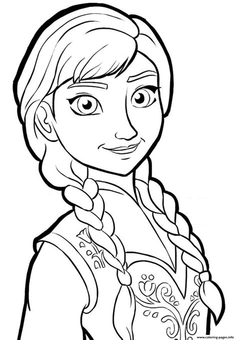 anna frozenb coloring pages printable