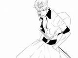 Lineart Grimmjow sketch template
