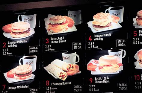 mcdonald s new menu item calorie counts