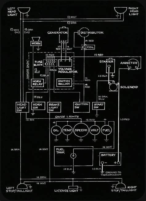 hot rod wiring diagram  wiring diagram  schematics