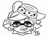 Splatoon Coloring Pages Marie Sisters Octoling Squid Sheets Template Xcolorings sketch template