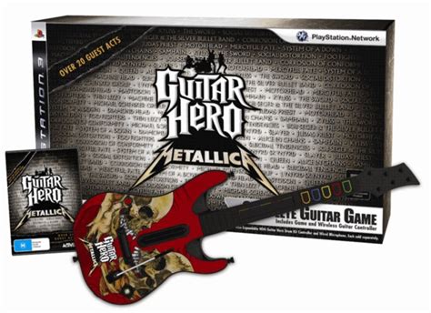 Guitar Hero Metallica Guitar Bundle Ps3 Buy Now At Mighty Ape Nz