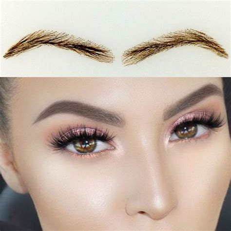 2017 Promotion Real Offer Sobrancelha 019 Human Hair Eyebrow Extensions