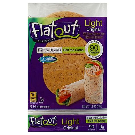 Flatout Flatbread Light Original 6 Count Randalls