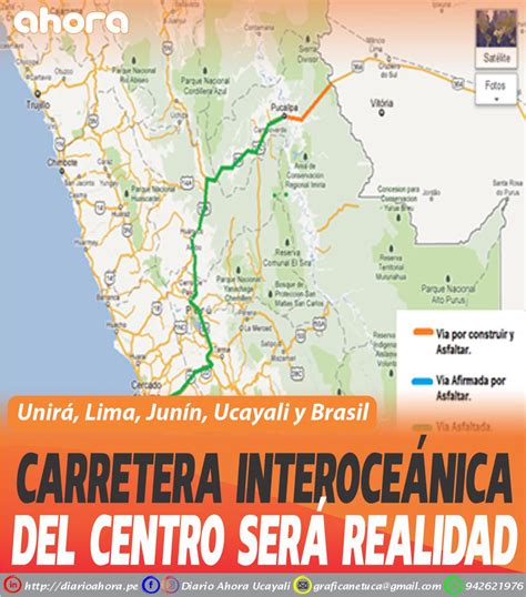 carretera interoceanica del centro sera realidad diario ahora
