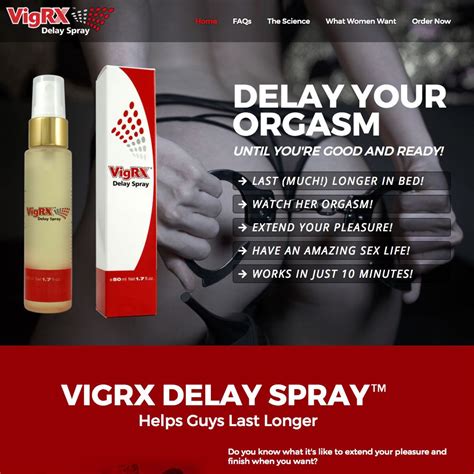 Vigrx Delay Spray Male Enhancement Spray Lasting Longer In Bed