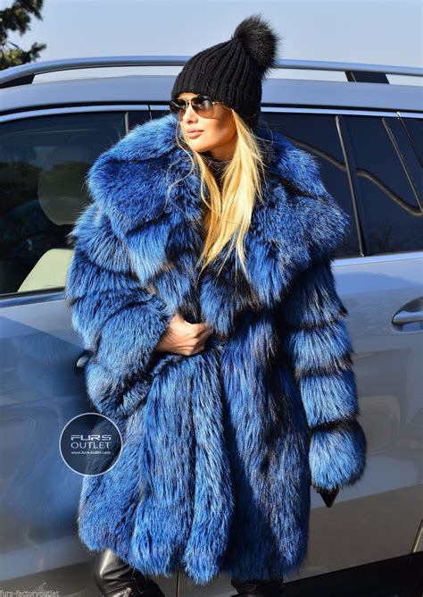 new 2017 silver blue fox fur coat hood clas of chinchilla sable jacket