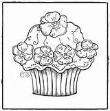 Girly Sheets Cupcakes Coloriage Risco Timeless Cakes Riscos Miracle Girlie Pintar Coloringhome sketch template