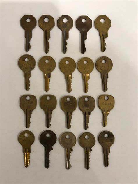 antique  keys flat keys skeleton keys rusty keys  etsy