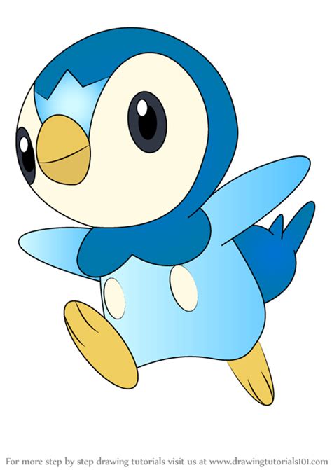 learn   draw piplup  pokemon pokemon step  step drawing
