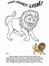 Lion Honey Coloring Janbrett Pages Jan sketch template