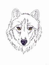 Wolf Outline Clipart Clip Library Cliparting Embroidery sketch template
