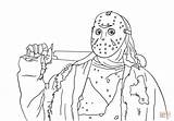 Jason Coloring Pages Friday Myers Michael 13th Printable Freddy Voorhees Krueger Mask Drawing Horror Print Color Sheets Halloween Kids Activityshelter sketch template