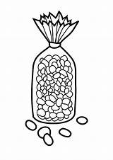 Coloring Jar Jelly Bean Pages Printable Beans Decorating Mason Color Template Kids Getcolorings Choose Board sketch template