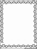 Borders Fun Clipart Border Pages Colouring Document Cliparts Library sketch template
