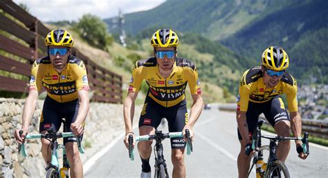 Team Jumbo Visma Tour De France Leaders Start In The