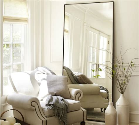outstanding standing floor mirrors for a sparkling living room set