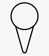 Cone Snow Coloring Line Clipart Clipartkey sketch template