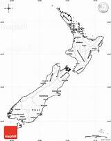 Zealand Map Blank Printable Simple Maps North Maphill Cropped Outside Reproduced sketch template
