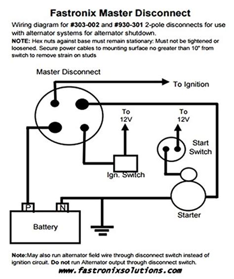 disconnect switch wiring diagram
