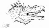 Spinosaurus Coloring Pages Printable Jurassic Park Getdrawings Getcolorings Print Colorings sketch template