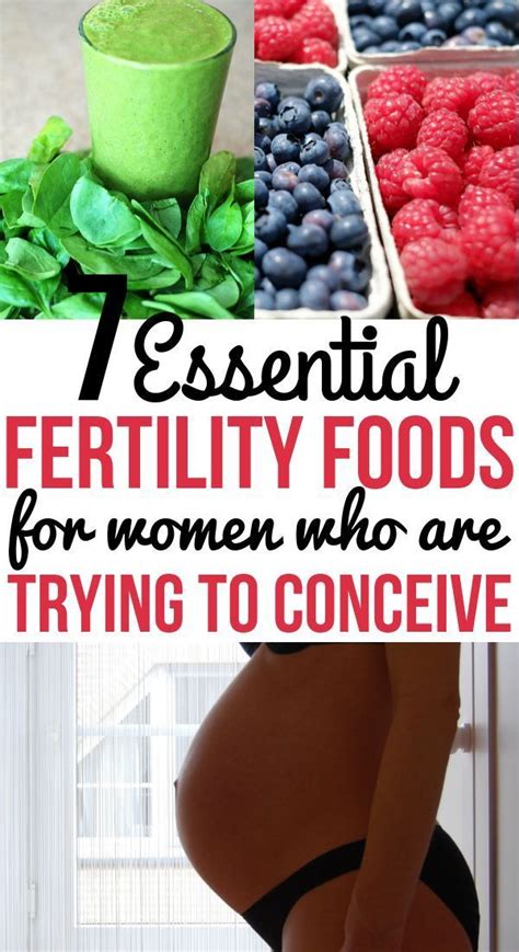 7 best foods to increase fertility for getting pregnant quicker