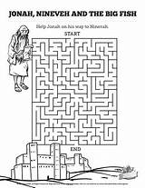 Jonah Jona Lessons Lesson Nineveh Mazes Kindergottesdienst Biblia Testament Preschool Sharefaith Sonntagsschule Kinderbibel Aktivitäten Vbs sketch template
