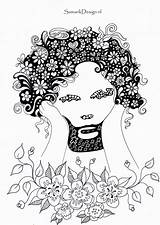 Coloring Adult Colouring Zentangle Shirley sketch template